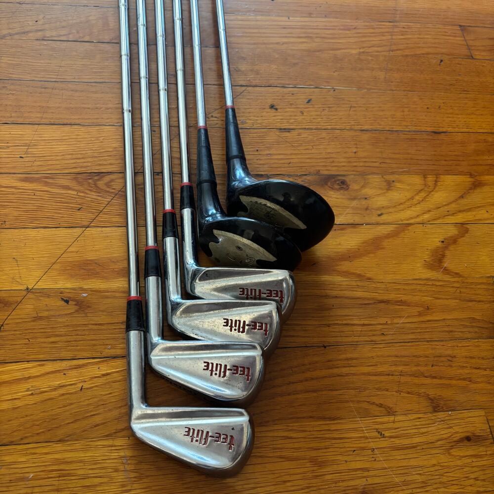 Spalding Tee-Flite 3,5,7,9 Iron 1,3 Woods (7i 37") RH Golf Clubs